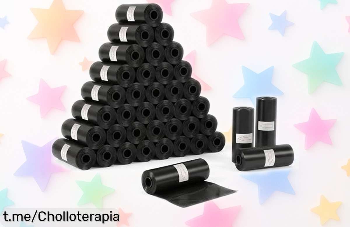 Rollazo de 600 bolsas para caca de perro Hansel Home, tamaño grande y súper resistentes a un precio nunca visto; ¡no te lo pienses más o se acaban volando!