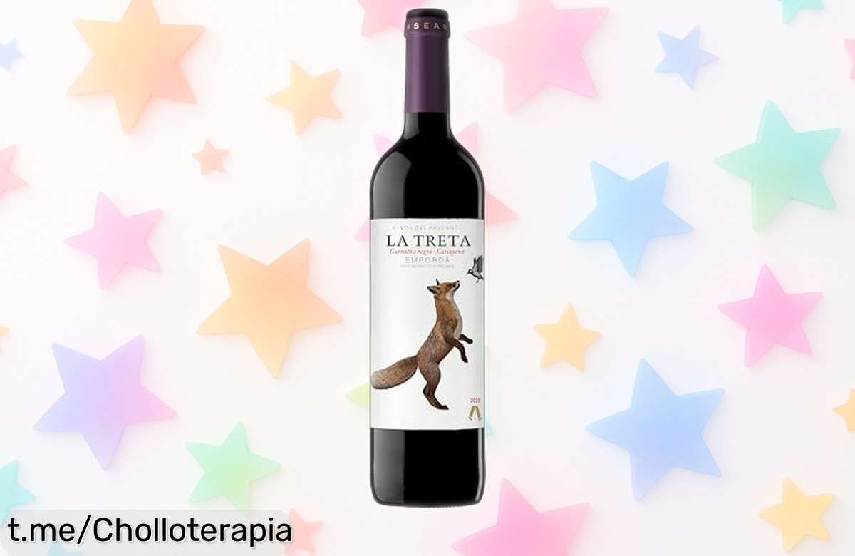 Sabroso vino tinto La Terta D.O. Empordà a precio locura, ideal para tus cenas especiales; ¡no dejes pasar este ofertón antes que se esfume!