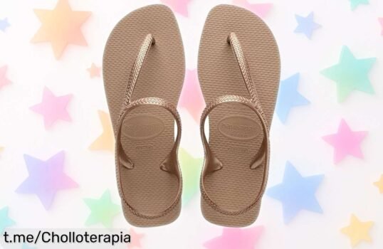 Sandalias Urban Havaianas Flash: ¡rebajas irresistibles y modernas con tiras metálicas que se irán volando, no dejes pasar esta oportunidad!