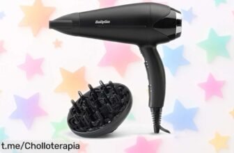 Secador de pelo potente BaByliss 2200W al mejor precio del mercado, ¡con tecnología antiencrespado y un chollazo que no se repite! No te lo pierdas, tu melena te lo agradecerá.