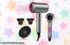 Secador de pelo profesional con motor AC que te deja el cabello brillante, ¡precio de risa y unidades volando! No esperes más para lucir un peinado espectacular.