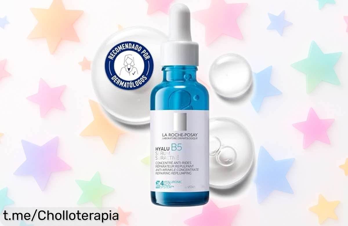 Sérum antiedad Hyalu B5 de La Roche-Posay, firmeza y arrugas bajo control en 1 hora a un precio increíblemente bajo; cuida tu piel y luce radiante ¡aprovéchalo ya!
