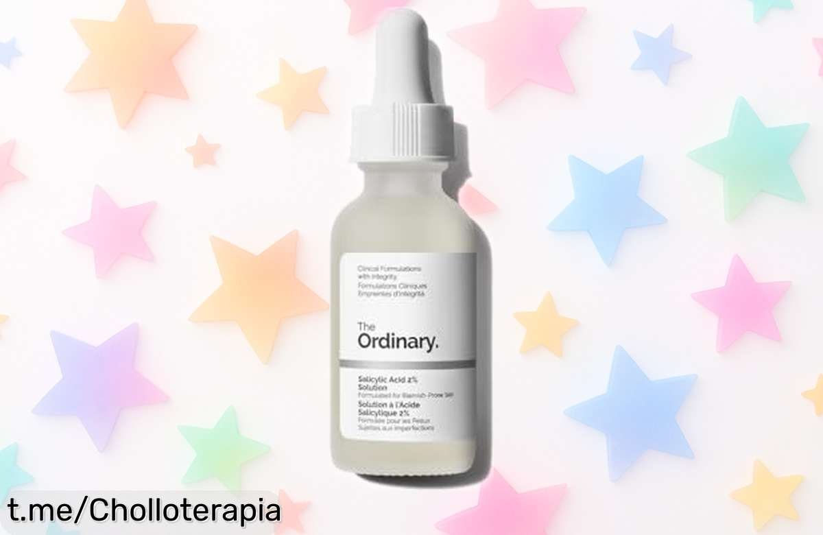 Serum con ácido salicílico de The Ordinary para una piel impecable, ¡un ofertón a precio ridículo que vuela! No te quedes sin el tuyo y dile adiós a las imperfecciones.