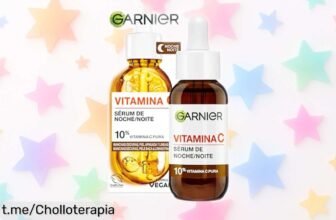 Sérum de noche antimanchas Garnier con vitamina C que ilumina tu piel al mejor precio: ¡un rebajón que vuela y dejará a todos impactados!