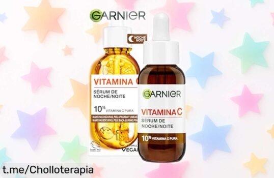 Sérum de noche antimanchas Garnier con vitamina C que ilumina tu piel al mejor precio: ¡un rebajón que vuela y dejará a todos impactados!