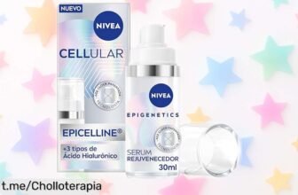 Serum facial rejuvenecedor NIVEA Cellular Epigenetics con 3 ácidos hialurónicos, ¡ofertón que vuela por su precio loco! Recupérate antes de que se acabe este chollazo.