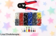 Set EasyULT de crimpar cables y conectores, ¡ofertón único con 1250 terminales! Transforma tu trabajo en un chollo sin complicaciones, ¡aprovéchalo ya para hacerlo perfecto!