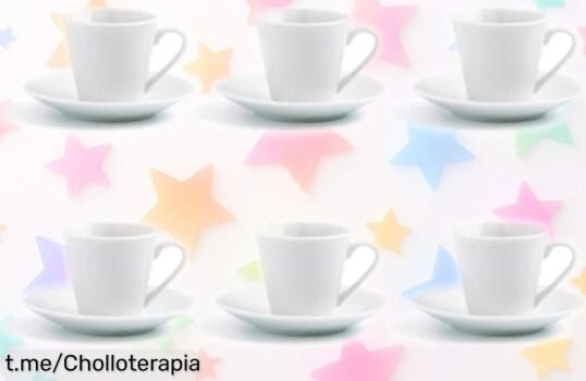 Set de 6 tazas con plato de porcelana a precio tirado: dale un toque especial a tus cafés y cenas antes que se agoten, ¡no te quedes sin el tuyo!