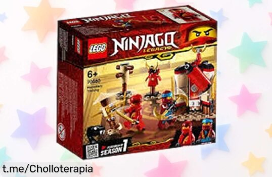 Set de construcción Monastery Training con 122 piezas de LEGO NINJAGO Legacy, ¡super chollo ahora a un precio increíble! Perfecto para que los pequeños ninjas entrenen su creatividad.