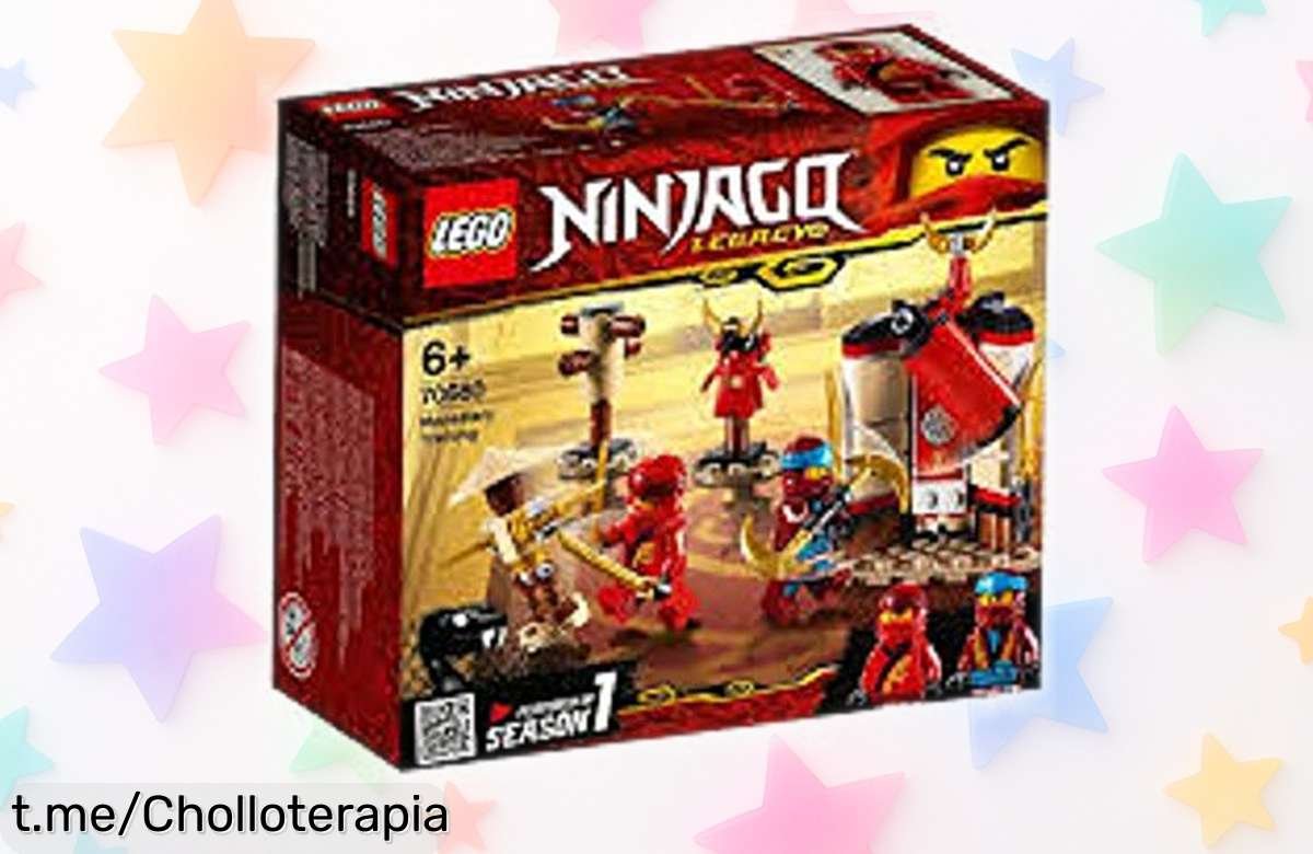 Set de construcción Monastery Training con 122 piezas de LEGO NINJAGO Legacy, ¡super chollo ahora a un precio increíble! Perfecto para que los pequeños ninjas entrenen su creatividad.