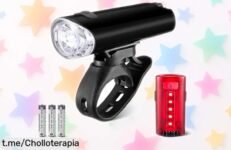 Set de luces LED para bici Amazon Basics, potencia y seguridad a precio ridículo; pedalea tranquilo y no te quedes sin el tuyo antes que se agoten