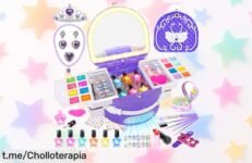 Set de manicura para niñas Herenear con secador, ¡rebajado y listo para crear momentos mágicos en su propio salón en casa!