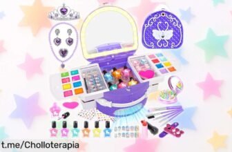 Set de manicura para niñas Herenear con secador, ¡rebajado y listo para crear momentos mágicos en su propio salón en casa!