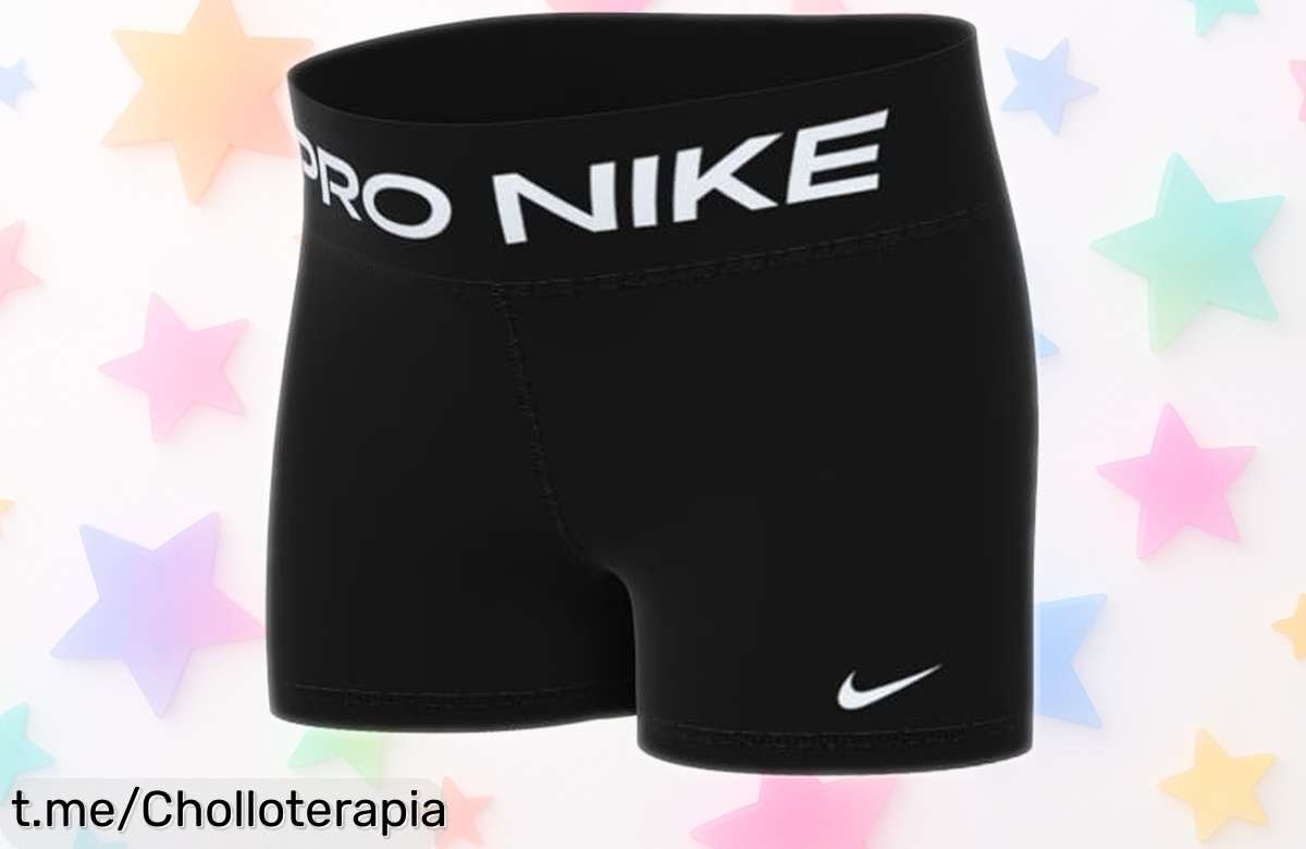 Shorts Nike para niñas súper transpirables a un precio increíble: nítidos, cómodos y ajustados para jugar todo el día. ¡No dejes escapar este ofertón que hará sonreír!