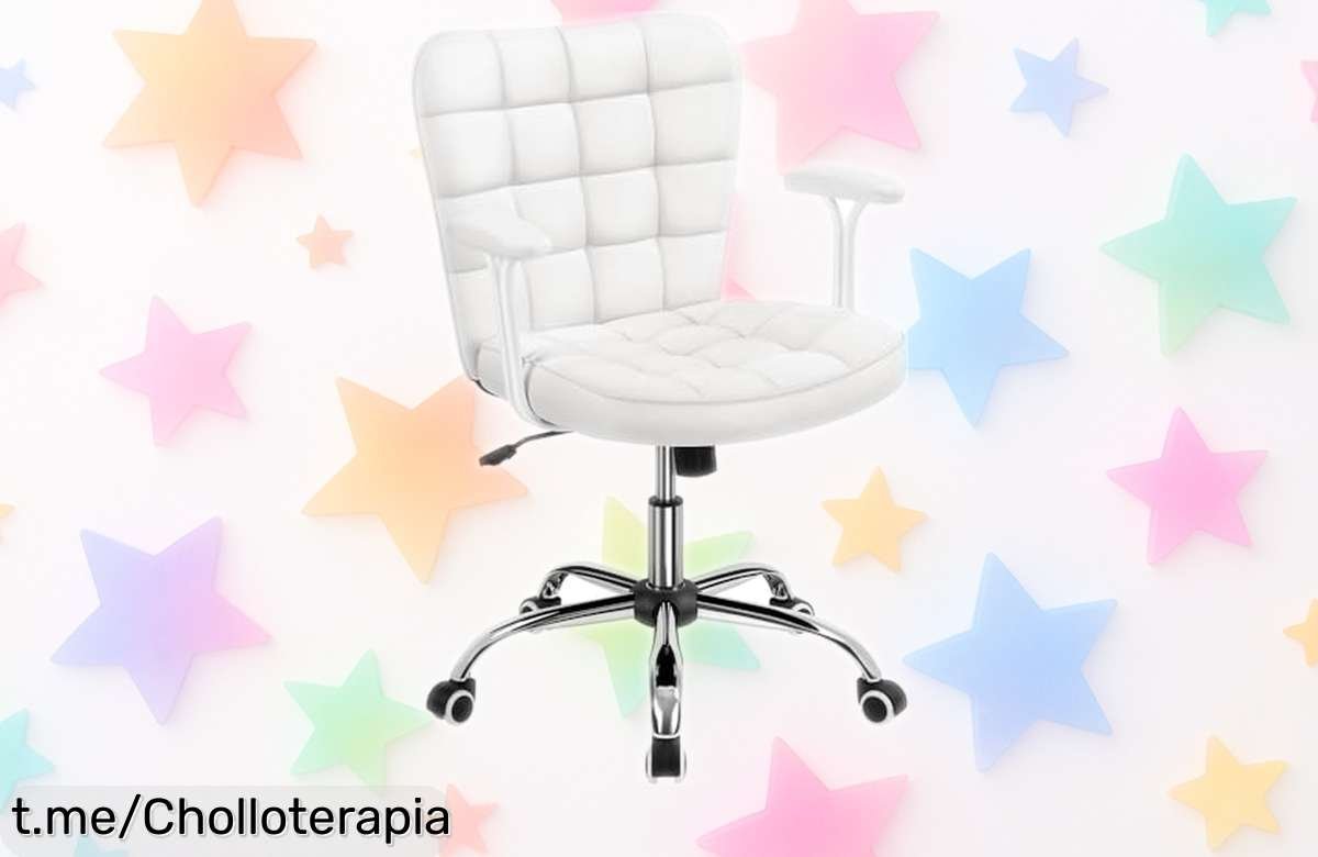 Silla de oficina ergonómica Yaheetech con respaldo alto y reposabrazos desmontables: precio a reventar, ¡no te quedes sin la tuya que se van volando!