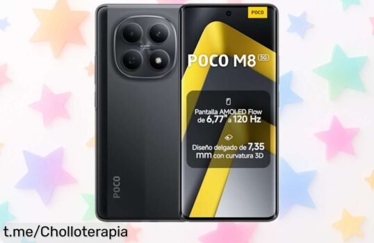 Smartphone Xiaomi POCO M8 5G con pantalla AMOLED de 6,77” y cámara de 50MP a un precio loco, ¡aprovéchalo antes que se agote esta ganga brutal!