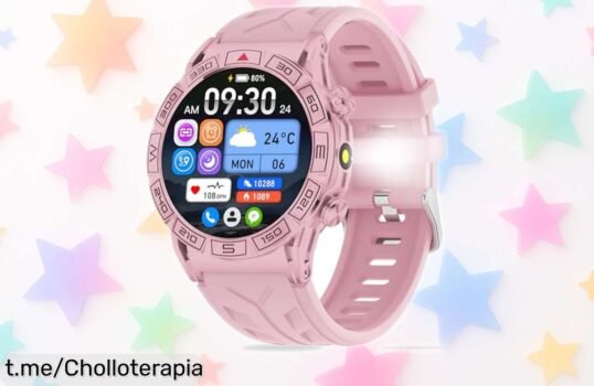 Smartwatch GedFong KC80 con pantalla HD y notificaciones al móvil, ¡a precio de risa! No te quedes sin el tuyo, vuela antes que se agoten.