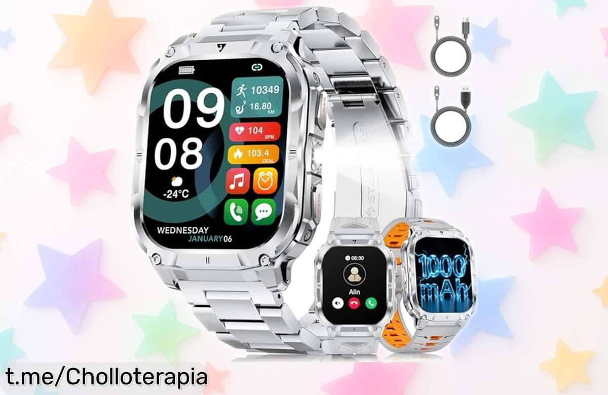 Smartwatch LIGE SMART para hombre: Pulsera deportiva con pantalla gigante y linterna LED, ¡rebaja brutal que vuela rápido! Consíguelo y sorpréndete del ahorro.
