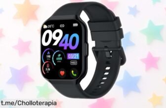 Smartwatch QCOQ con pantalla gigante y 110+ modos deportivos a precio loco, está volando de las estanterías; ¡no te quedes sin el tuyo!