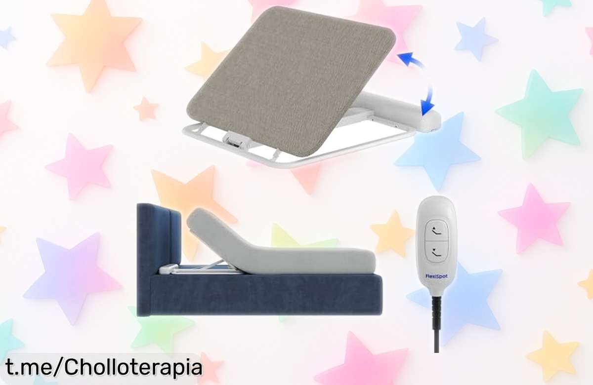Somier eléctrico ajustable FLEXISPOT a precio de risa, con un descuentazo que vuela: ¡aprovéchate ya y dale ese toque especial a tus noches!