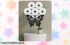 Soporte de papel higiénico mariposa Wigag, práctico y decorativo a un precio de escándalo, ¡haz que tu baño brille antes que se acabe!