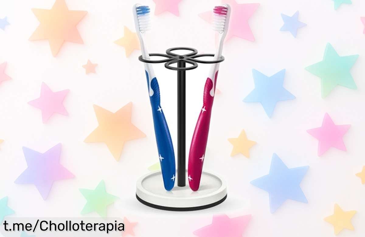 Soporte para cepillos de dientes Luxspire: el ofertón que pondrá orden en tu baño, ¡aprovéchalo antes de que se agote!