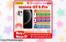 Sorprendente móvil 5G realme GT 8 Pro con cámara de 200MP y pantalla de 144Hz, ¡metele el cupón y llévatelo a un super precio! No te quedes sin él, las unidades vuelan.