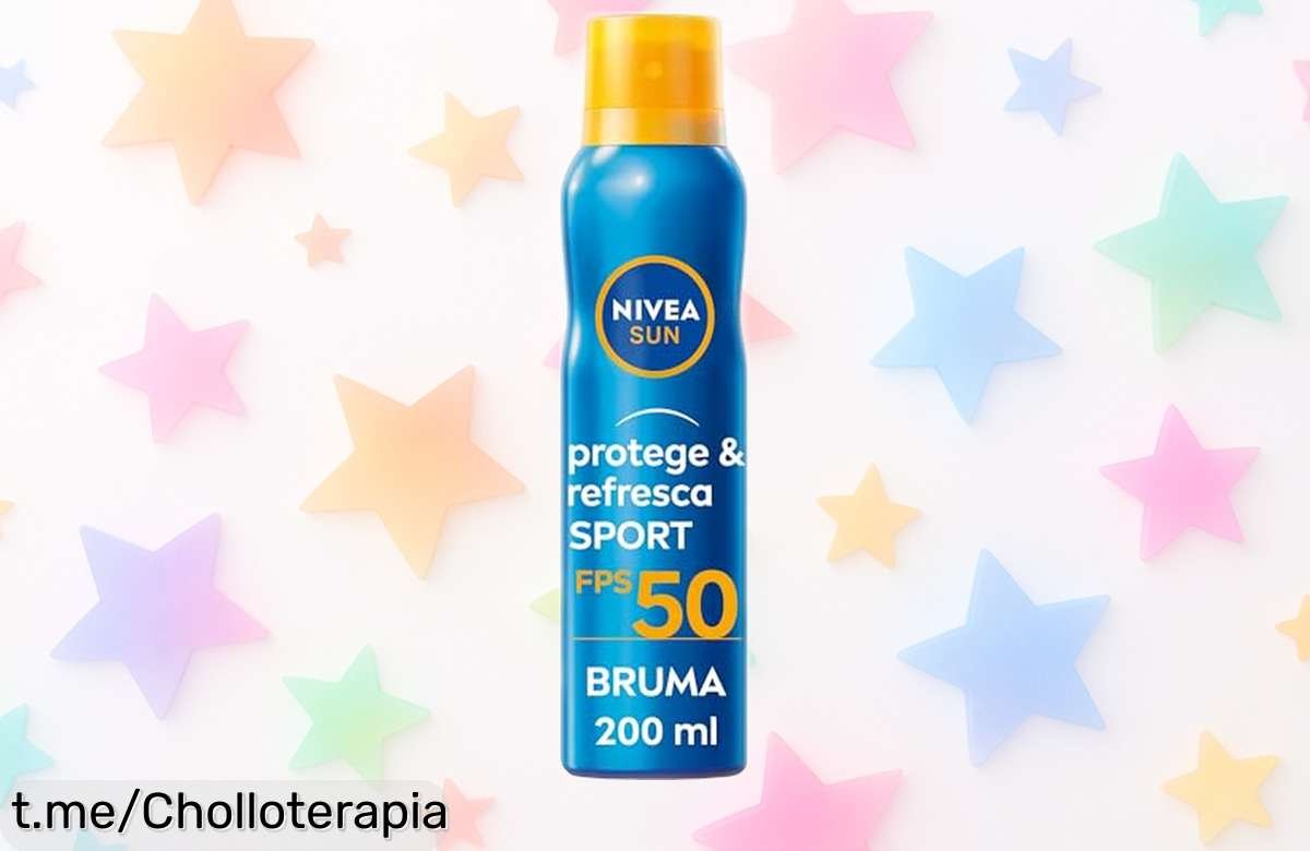 Spray bruma solar transparente NIVEA SUN FP50, una protección refrescante que no puedes perderte: ¡ofertón que volará y te dejará sin manchas ni pegajosidad!