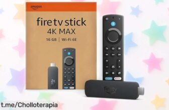 Streaming 4K ultra real con mando Alexa mejorado,Amazon Fire TV Stick 4K Max a precio de escándalo: ¡no dejes pasar esta ganga bestia y disfruta tus series favoritas ya!
