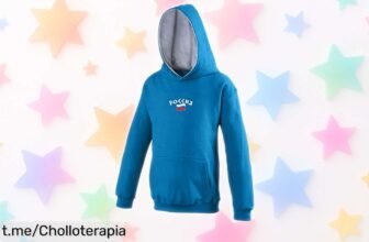 Sudadera con capucha para niño de Supportershop, perfecta para jugar y rugby: ¡súper resistente y a un precio loco que no puedes dejar pasar!