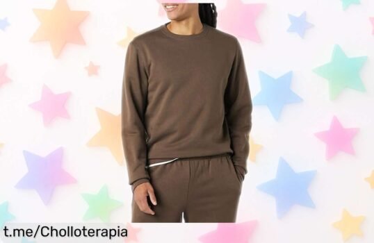 Sudadera de forro polar Amazon Essentials para hombre con un precio loco que no verás otra vez, corre ya o te quedas sin la tuya en tus colores favoritos.