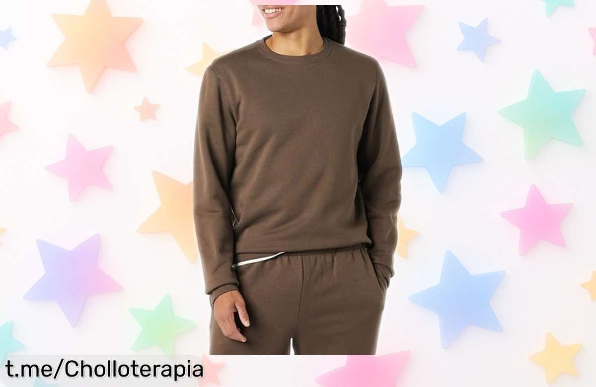 Sudadera de forro polar Amazon Essentials para hombre con un precio loco que no verás otra vez, corre ya o te quedas sin la tuya en tus colores favoritos.