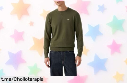 Sudadera ligera Levi's Housemark con estilo auténtico a un precio nunca visto, ¡no dejes pasar esta oportunidad y luce impecable cada día!