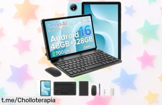 Tablet Android 10” Aorlym P10, ¡super chollo con 48GB RAM y pantalla de 90Hz! Solo por tiempo limitado, disfruta de un precio locazo que no querrás perderte.