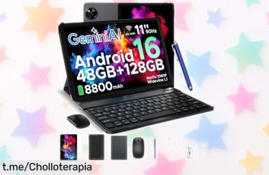 Tablet Android 11 pulgadas POCKAM P11, ¡un super chollo con teclado y lápiz incluidos! Ponte al día con esta joya que a este precio vuela. ¡No dejes pasar la oportunidad!