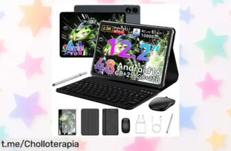 Tablet Android TABWEE T60 con 12 GB de RAM y 256 GB por un precio de escándalo, ¡no dejes pasar esta oportunidad que volará en un abrir y cerrar de ojos!