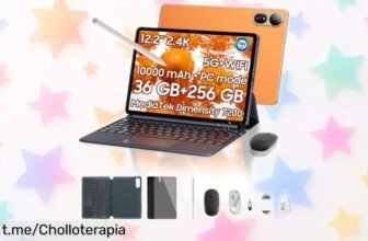 Tablet Blackview Mega 12 con pantalla gigante de 12,2” y teclado incluido: el ofertón que no te puedes perder, ¡aprovecha antes que se acabe esta oportunidad increíble!