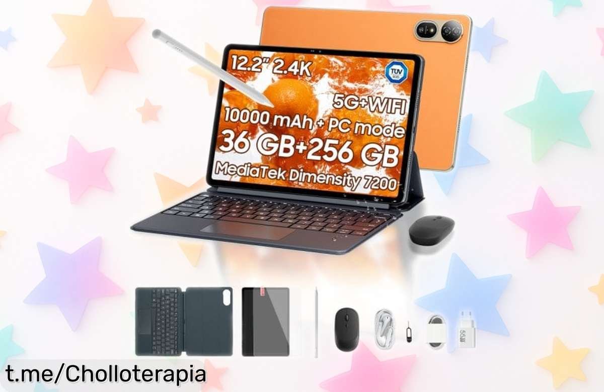 Tablet Blackview Mega 12 con pantalla gigante de 12,2” y teclado incluido: el ofertón que no te puedes perder, ¡aprovecha antes que se acabe esta oportunidad increíble!