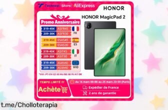 Tablet HONOR MagicPad 2 con pantalla OLED y batería bestia, precio de risa por tiempo limitado: no te quedes sin la tuya y disfruta cada momento al máximo.