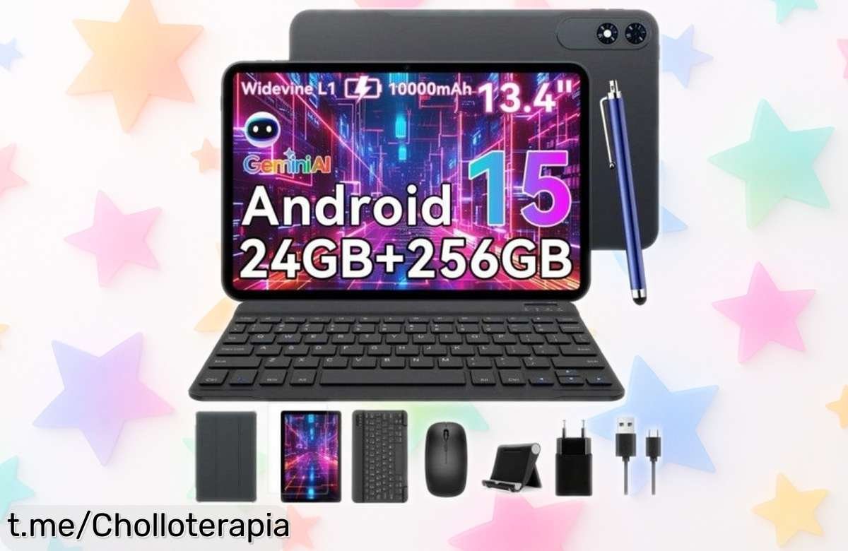 Tablet TABWEE T60 Pro con 8GB RAM y 256GB, ¡precios locos y listo para que la disfrutes al máximo! No dejes pasar esta oportunidad única de llevarte un chollo.