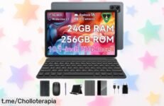 Tablet Tabwee T20 de 10,1” HD+ con 8GB RAM y accesorios: el chollo que necesitas para llevar tu entretenimiento a otro nivel. ¡No esperes más o se te escapa!