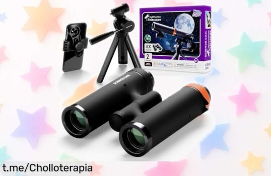 Telescopio 3 en 1 Science Can para niños: descubre la luna y más con un super chollo difícil de igualar; ¡haz que sus exploraciones sean inolvidables, no te lo pierdas!