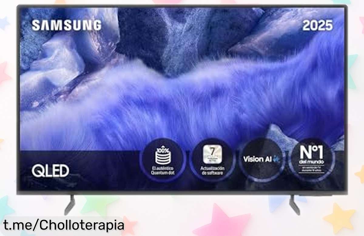 Televisor QLED 50” Samsung QE1F 4K con imagen y sonido espectacular a precio loco, no dejes pasar la oportunidad o te lamentarás por no haberlo comprado ya.