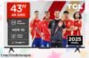 Televisor Smart 43” 4K HDR TCL 43V6C con colores que flipas a precio rebajado, ¡no dejes pasar este ofertón y disfruta de la mejor imagen antes de que se acabe!