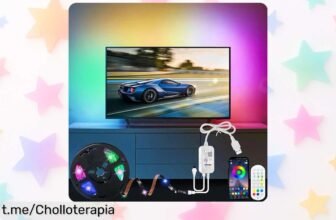 Tira LED RGBIC de 6 metros que cambia de color con la música y tu app a precio regalado para transformar el ambiente en casa. ¡Hazlo ya, no te lo pierdas!