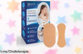 Tiras nasales y cinta bucal Lunzen para dejar de roncar: precio loco que no podrás resistir. Respira bien, duerme mejor y despierta renovado hoy mismo. ¡No te lo pierdas!