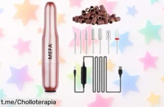 Torno eléctrico para uñas MEFA 13 en 1, el sorprendente aliado que tus uñas merecen con un descuentazo que hará tu manicura fácil y divertida. ¡No dejes pasar esta oferta única!