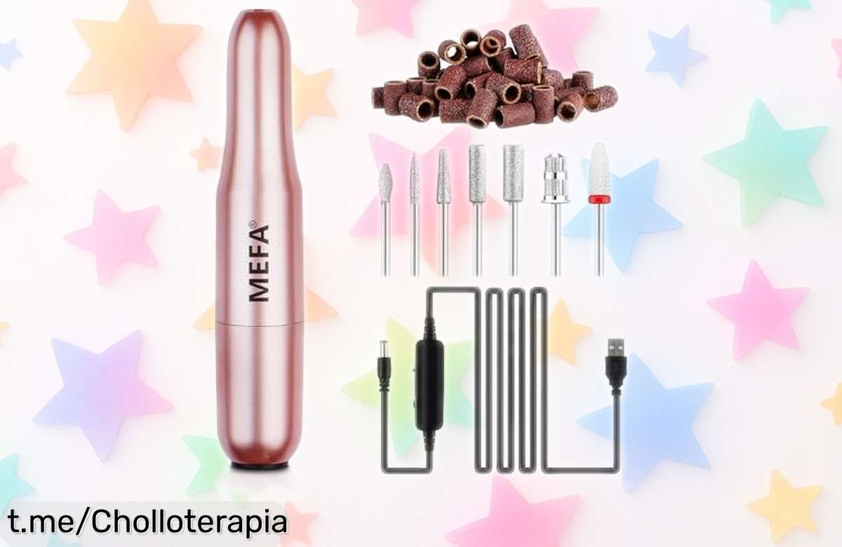 Torno eléctrico para uñas MEFA 13 en 1, el sorprendente aliado que tus uñas merecen con un descuentazo que hará tu manicura fácil y divertida. ¡No dejes pasar esta oferta única!