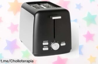 Tostadora Amazon Basics para 2 rebanadas, ¡ahora a un precio loco! Tuesta todo desde pan fino hasta bagels y listo en solo minutos. No dejes pasar esta gran oportunidad que te encantará.