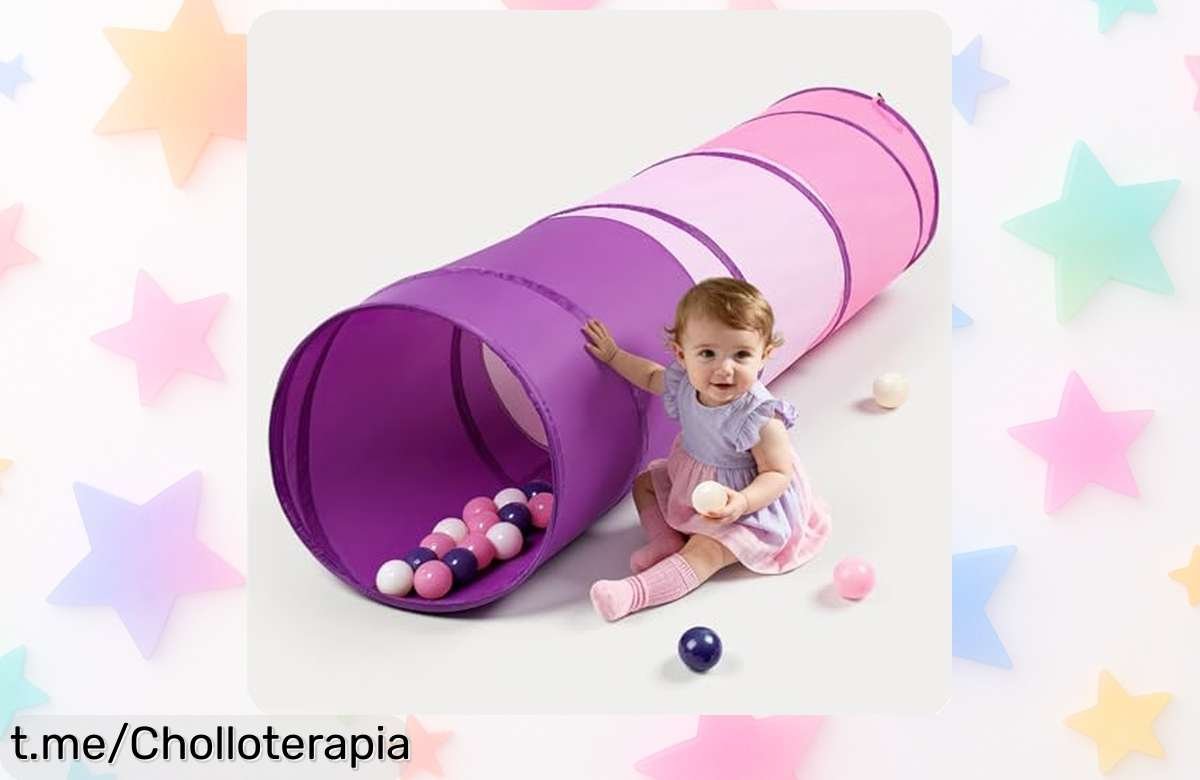 Túnel para niños Wilwolfer de 180cm, la diversión al aire libre que los peques merecen; este ofertón está tirado de precio, ¡date prisa antes de que vuele!